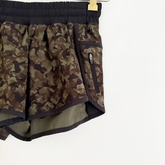 LULULEMON Tracker Short III Mystic Jungle Fatigue Green Black 4 - Picture 7 of 11